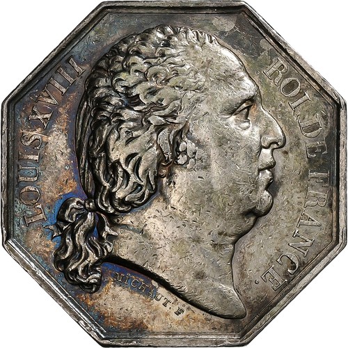 France jeton louis xviii - france,, jeton,