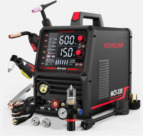 Yeswelder mct 520 1 200a - mct-520, 6-in-1