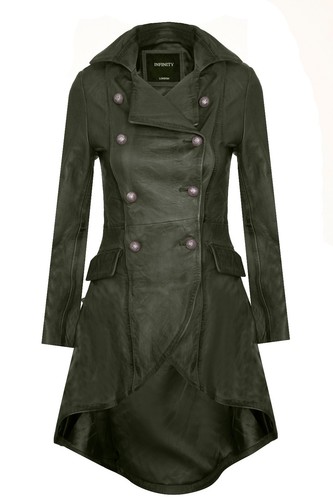 Femmes gothique cuir - cuir, vert