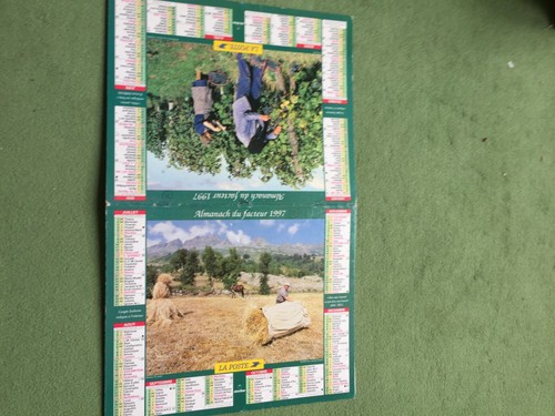 Calendrier almanach ptt - calendrier,