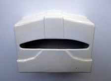 Barbotine Art Déco - Ancien Distributeur de Papier Toilette en Porcelaine