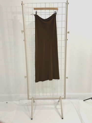 Jupe crayon marron jean - crayon,
