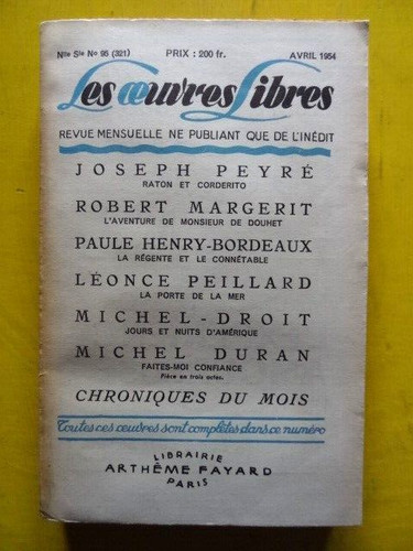 Revue les oeuvres - les,