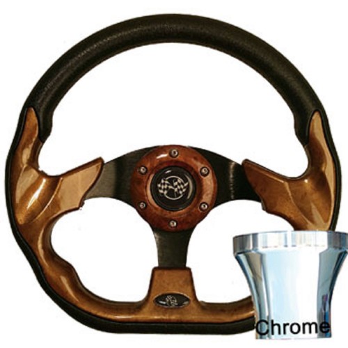 Volant direction chrome - de, kit