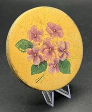 Poudrier vintage en laiton