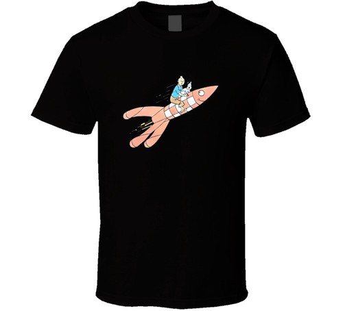 Tintin and snowy rocket - and,