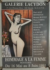 Bernard Buffet Affiche hommage