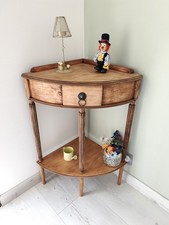 Console d'angle en bois style