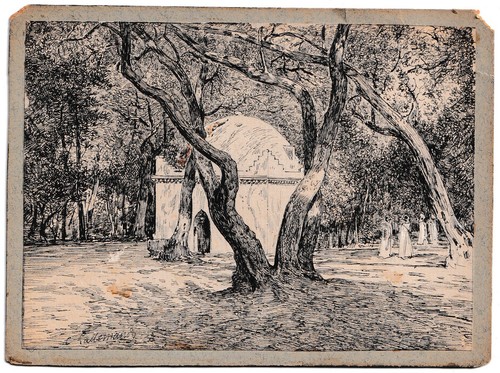 Dessin encre chine - de,