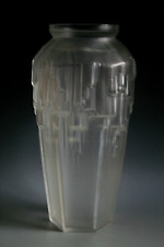 RARE VASE ART DECO ETLING EN