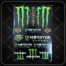 Décoration d'autocollants pour motos et voitures Monster Energy