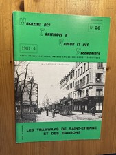 Magazine tramways vapeur secondaires 1981 20 Saint-Etienne et environs