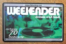 MOBICARTE WEEIENDER ORANGE SPÉCIMEN MBC GSM MOBI TELECARTE PHONE CARD CARTE