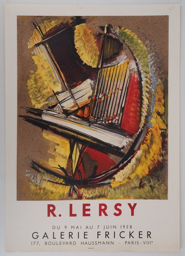 Affiche art roger lersy - [affiche,