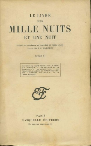 Livre des mille - nuits, et