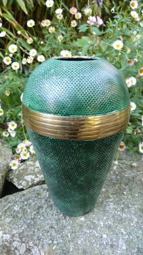 Vase dinanderie decor sur - vase,