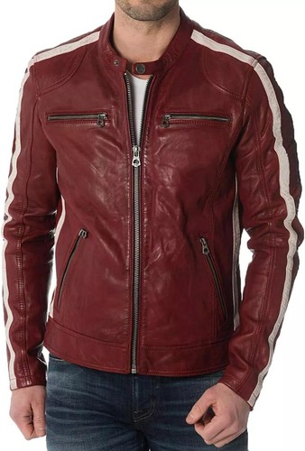Veste cuir mouton - veste,