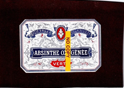 Etiquette neuve absinthe - etiquette,