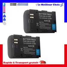 2x Batterie 2000mAh type LP-E6