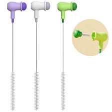 3 Pièces Goupillon Paille Brosse Nettoyage de Paille Colorée Ecouvillon Boute...