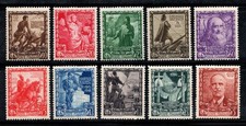 Italie 1938 Sass. 439-448 Neuf