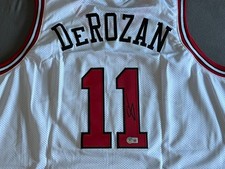 DeMar DeRozan Maillot Signé Auto Chicago Bulls Certifié Beckett