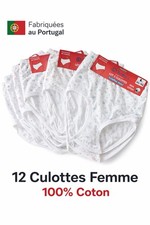 12 Culottes 100% coton Motifs