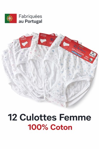 Culottes 100 coton motifs - 12, 100%
