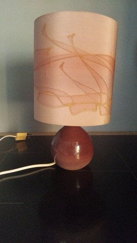 Lampe 1950 ceramique vintage - lampe,