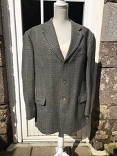 Très Belle Vintage Manteau Homme Steampunk Écosse Tweed