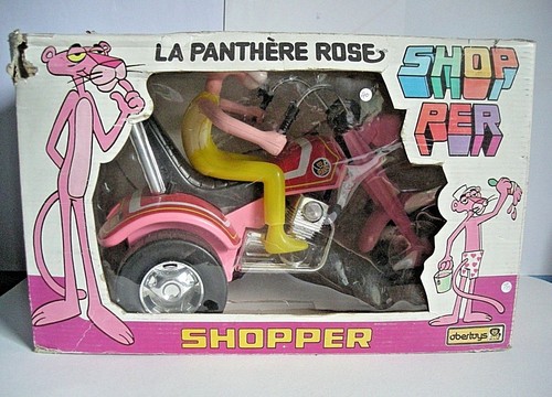 Panthere rose moto - la,