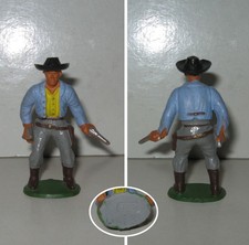 STARLUX 1:32 COWBOY 2 REVOLVERS #2130 TBE  WESTERN Serie luxe 1956 type CLAIRET