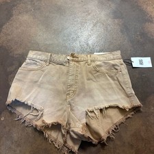 BDG Cheeky Denim Shorts Frayed