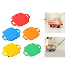 Trottinette de sport avec poignées et roulettes pour activités intérieures