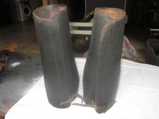 Paires de guetres en cuir WW1 WW2 .