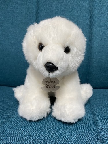 Peluche doudou ours polaire - peluche,