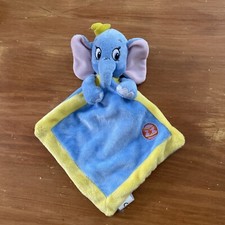doudou plat éléphant Dumbo bleu jaune ballon balle Étoiles DISNEY Nicotoy