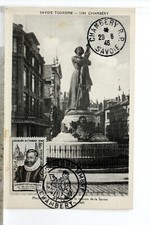 CHAMBERY  JOURNEE DU TIMBRE 1946 CPA 754 FOUQUET de LA VARANE FDC 8561