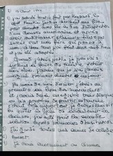 Sylvie Vartan Manuscrit