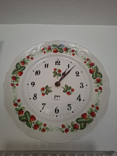 Pendule mural japy fraise - pendule,