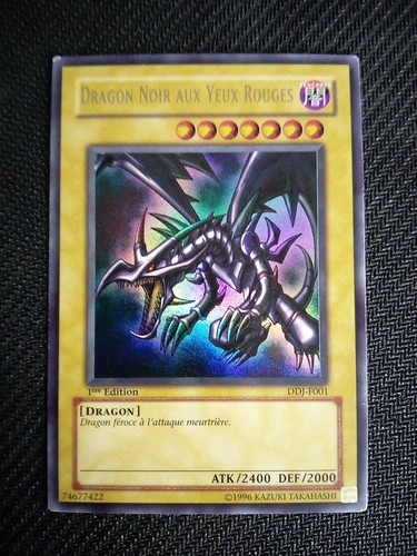 Carte dragon noir aux - yu-gi-oh,
