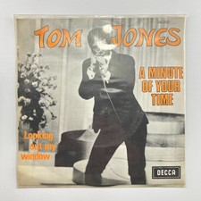 Vinyle Tom Jones A Minute Of Your Time Looking Out My Window Musique 33/45 tours