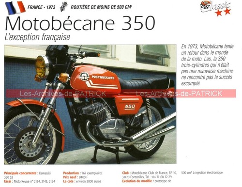Motobecane 350 cylindres - à, 3