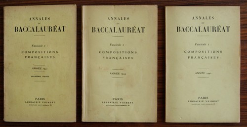 Annales baccalauréat - du,