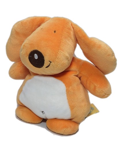 Doudou peluche chien orange - doudou,