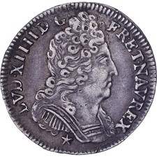 France, Louis XIV, 1/10 Écu