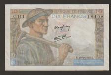 Billet   de 10 Francs Mineur
