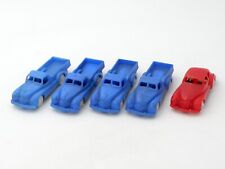 NOREV 1/87 HO - LOT DE 5 VOITURES TÔLE ET PLASTIQUE POUR GARAGE EN TÔLE