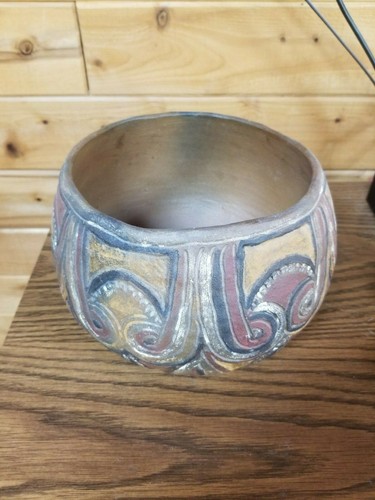 Painted ceramic clay - ceramic, pot