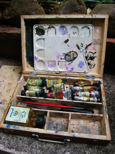 Boîte peintre anc - boÎte,